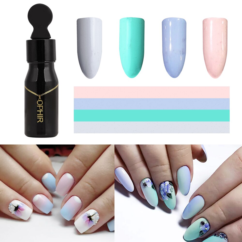OPHIR Airbrush Nail Polish Gel 4 Colors - atozdepot23