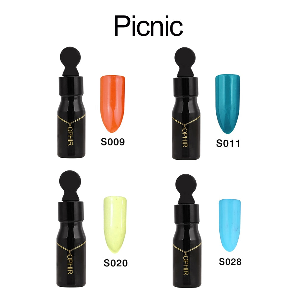 OPHIR Airbrush Nail Polish Gel 4 Colors - atozdepot23