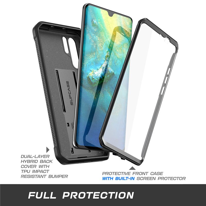 For Huawei P30 Pro Case SUPCASE UB Pro Rugged Case with Built-in Screen Protector - atozdepot23