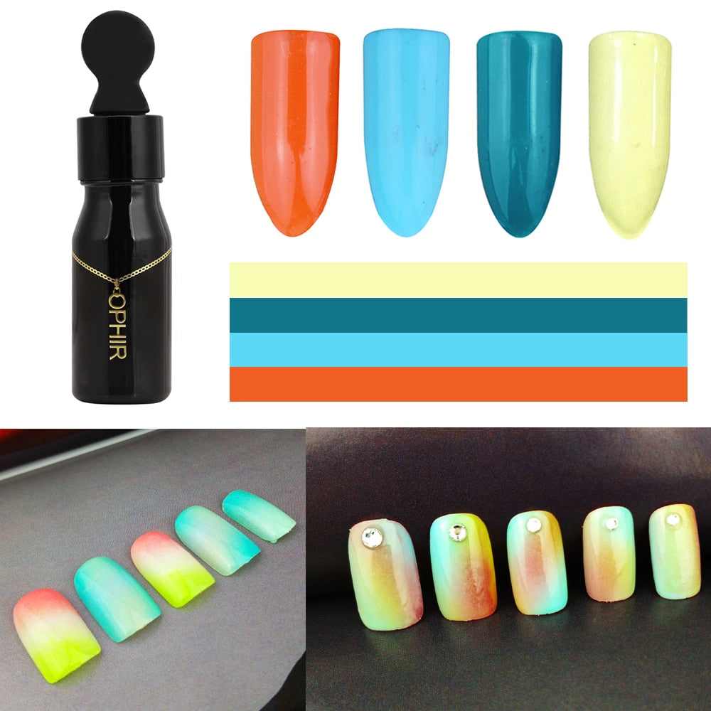 OPHIR Airbrush Nail Polish Gel 4 Colors - atozdepot23