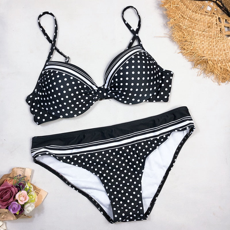 Women's 2 Piece Swimwear Padded Push-up Bikini Set - atozdepot23