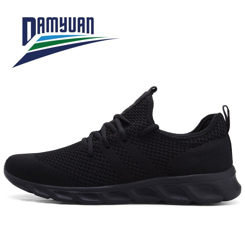 Men's Sneakers Slip On Mesh Flats Big Size Breathable - atozdepot23
