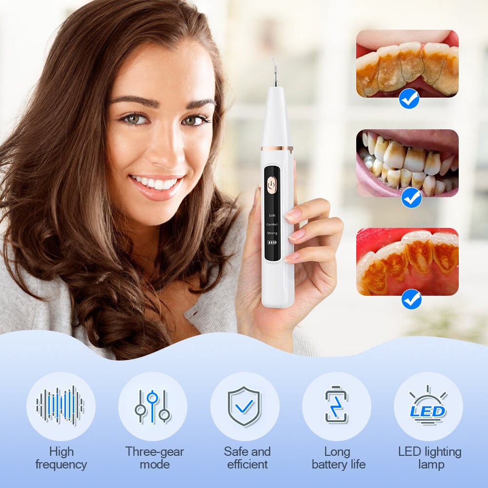 Ultrasonic Electric Dental Scaler For Teeth - atozdepot23