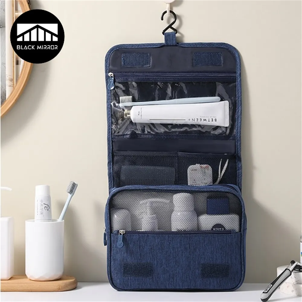 Unisex Portable Toiletry Washbag with Hanging Hook Waterproof