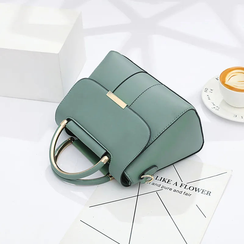 Women's High Quality Leather Handbag Brand Designer Shoulder Crossbody Sac Lady Messenger Small Tote
