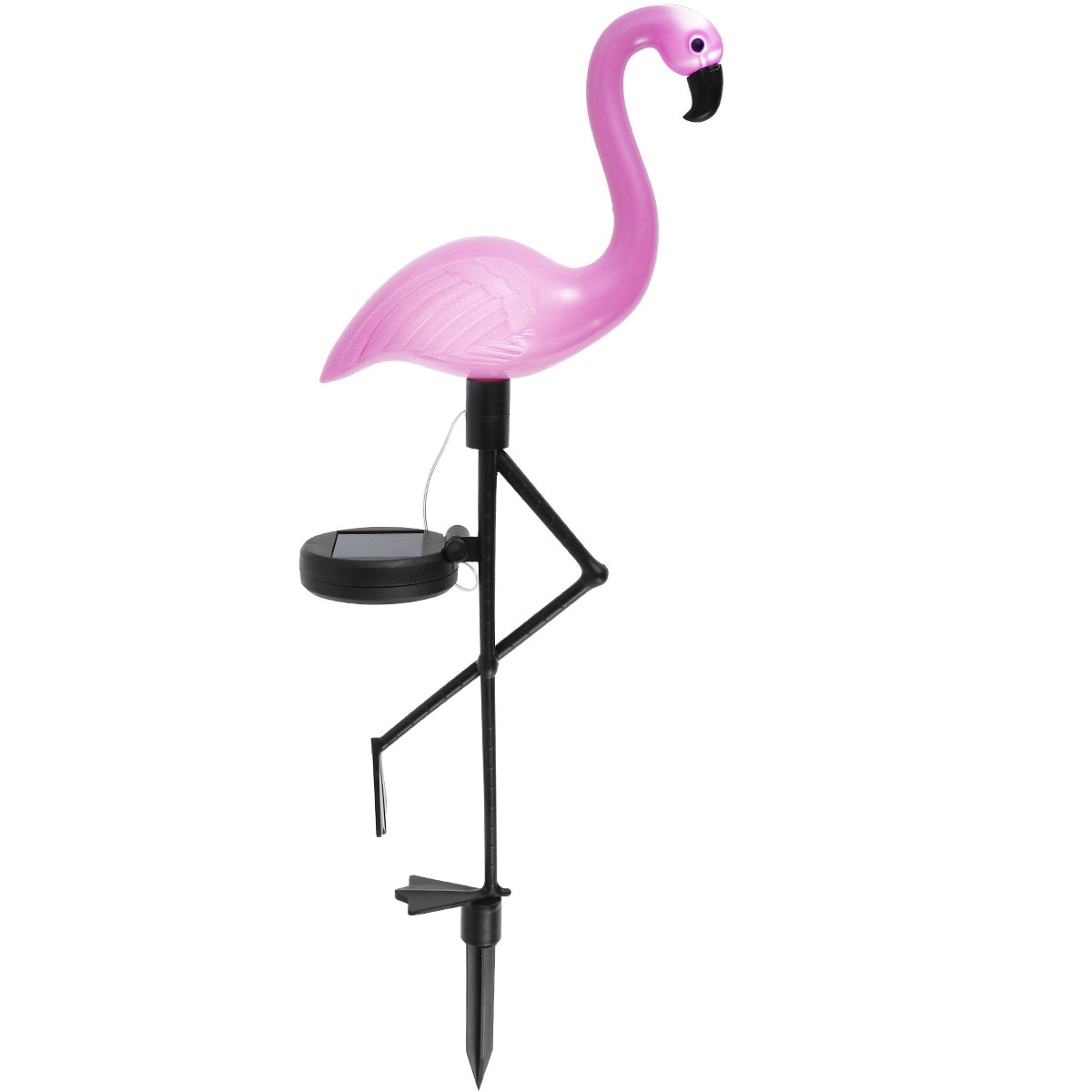 3PCS Flamingo Solar Light Waterproof LED Pink Flamingo Stake Light Landscape