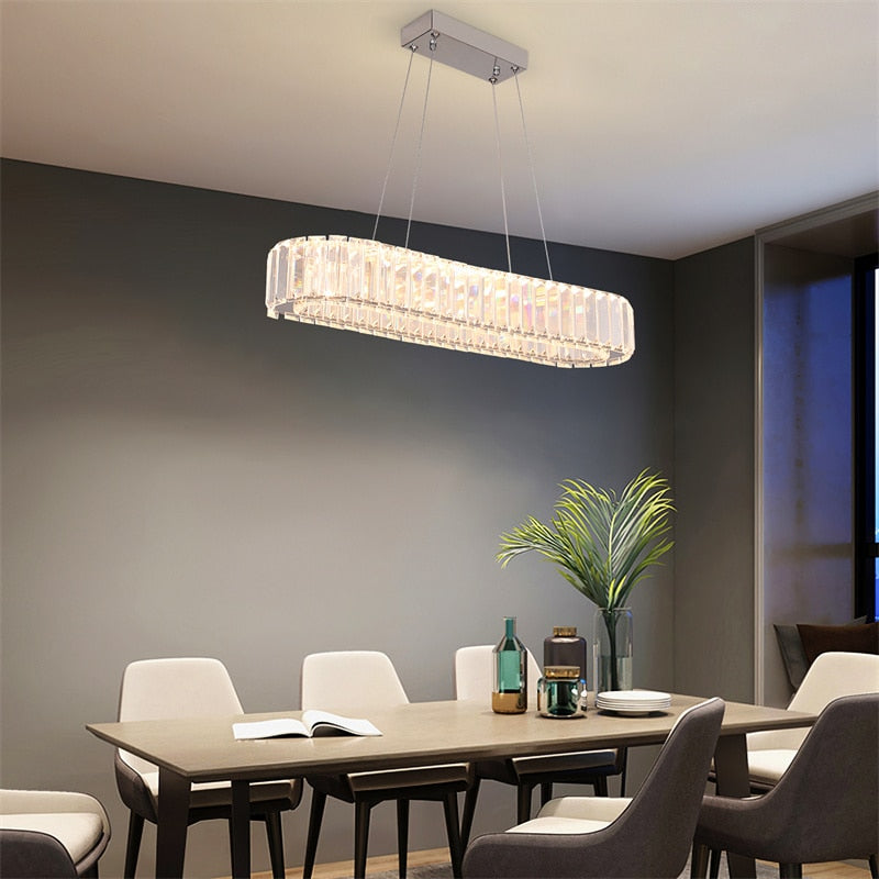Oval Crystal Chandelier - atozdepot23