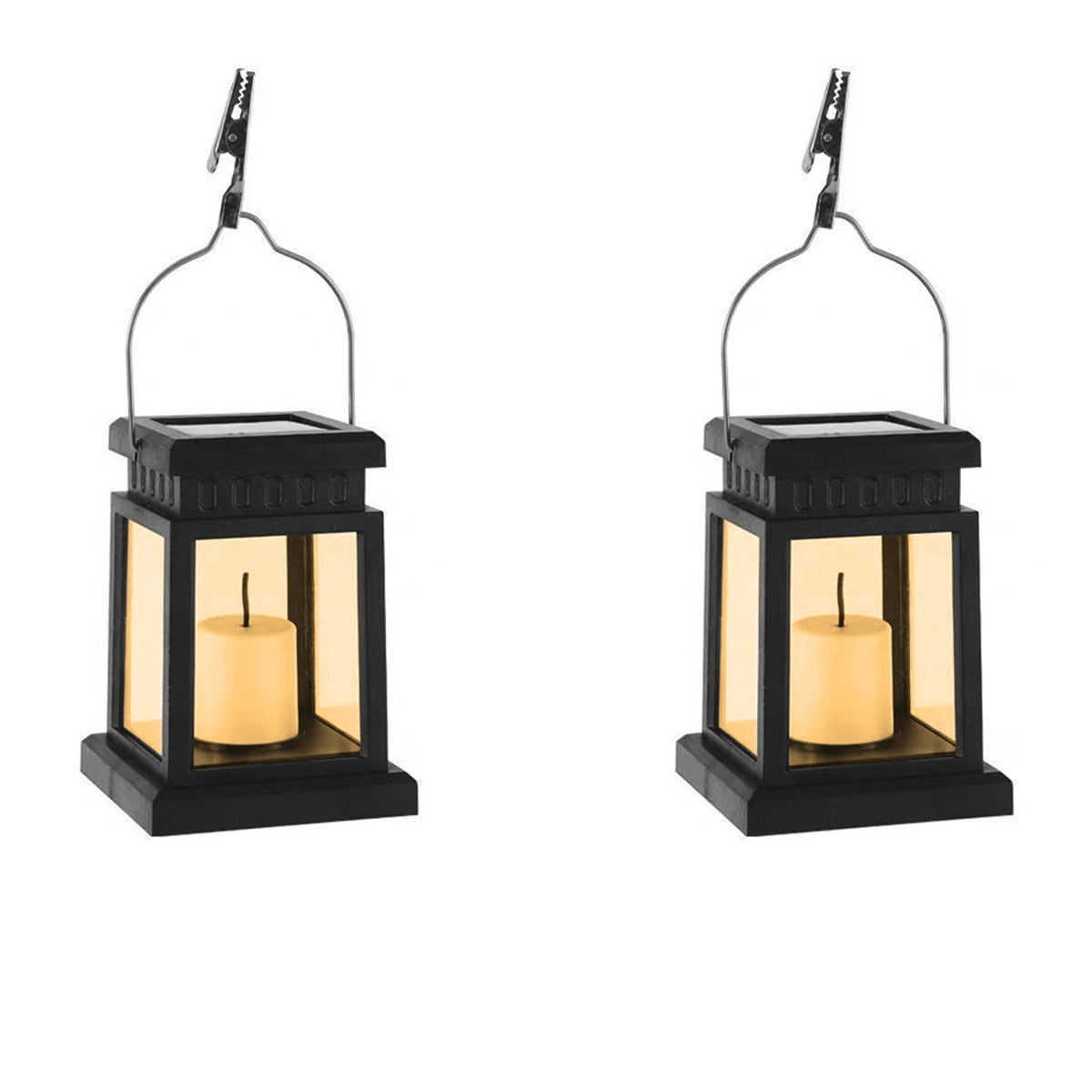 Lantern Garden Lamp Solar LED Candle Light Floor