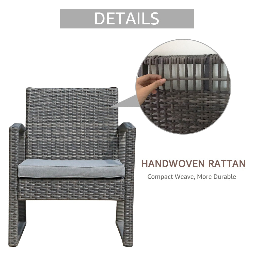JARDINA 3PCS Outdoor Patio Furniture Set - atozdepot23