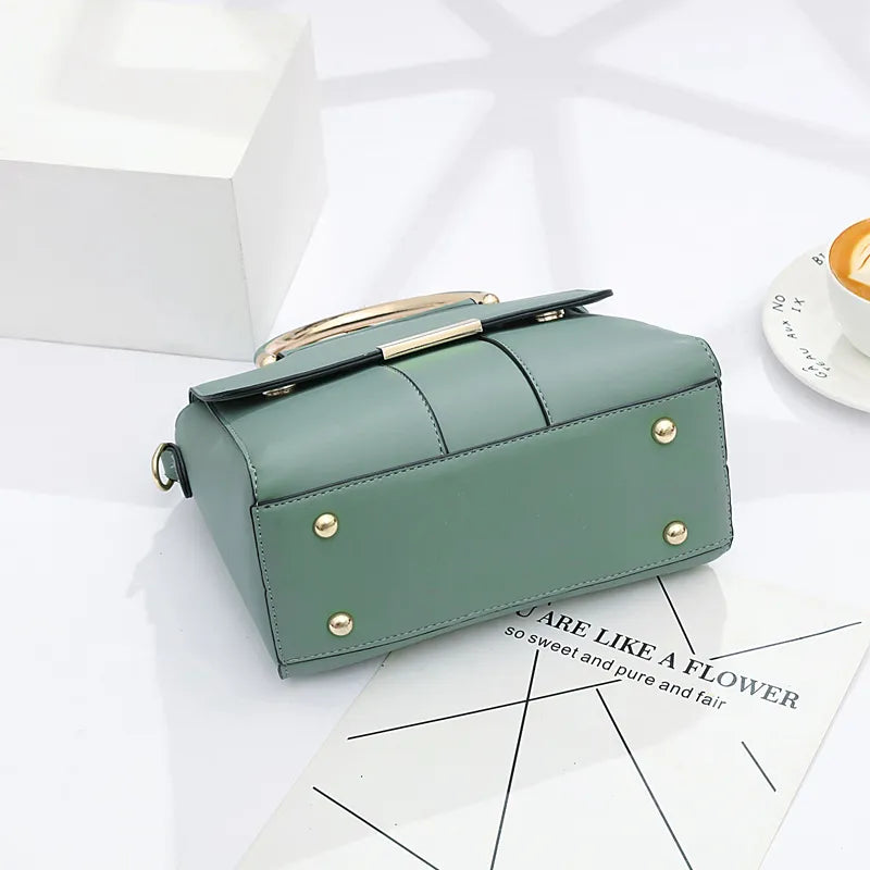 Women's High Quality Leather Handbag Brand Designer Shoulder Crossbody Sac Lady Messenger Small Tote