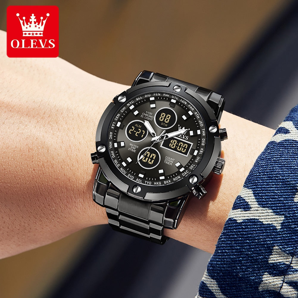 Men's OLEVS Watch Multifunctional - atozdepot23