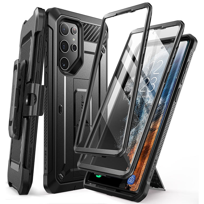 SUPCASE For Samsung Galaxy S22 Ultra Case UB Pro Full-Body Dual Layer Rugged Case with Built-in Screen Protector - atozdepot23