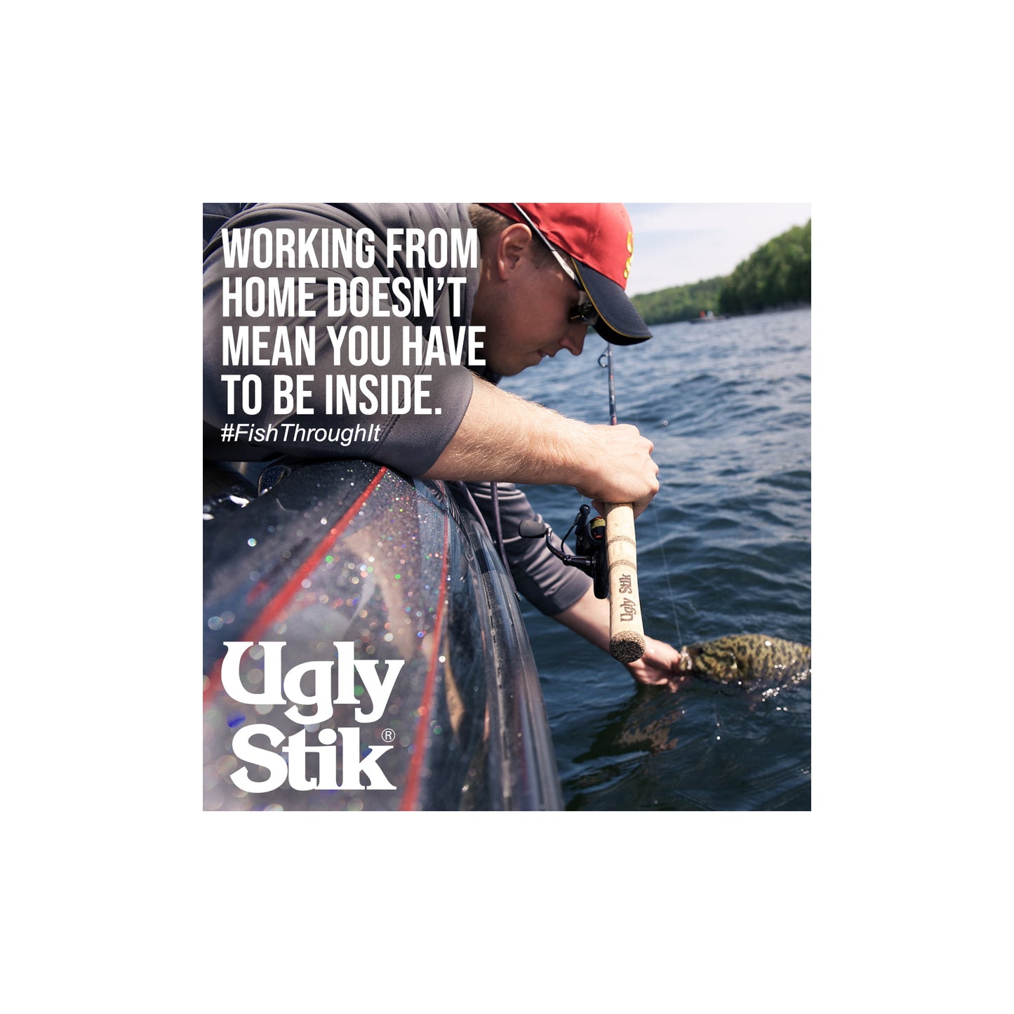 Ugly Stik 7’ Catfish Spinning Fishing Rod and Reel Catfish Combo - atozdepot23