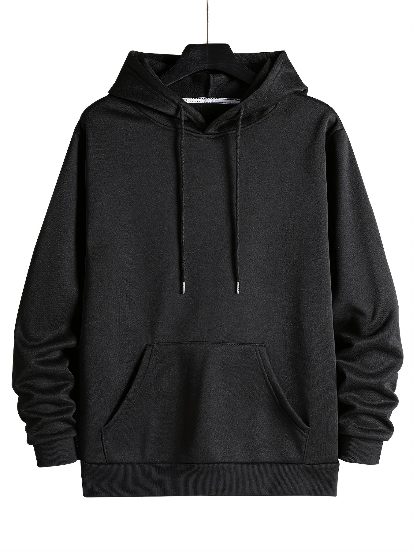 Women's FIGOHR Sweatshirt Solid Casual Drawstring Fashion Loose Hoodie