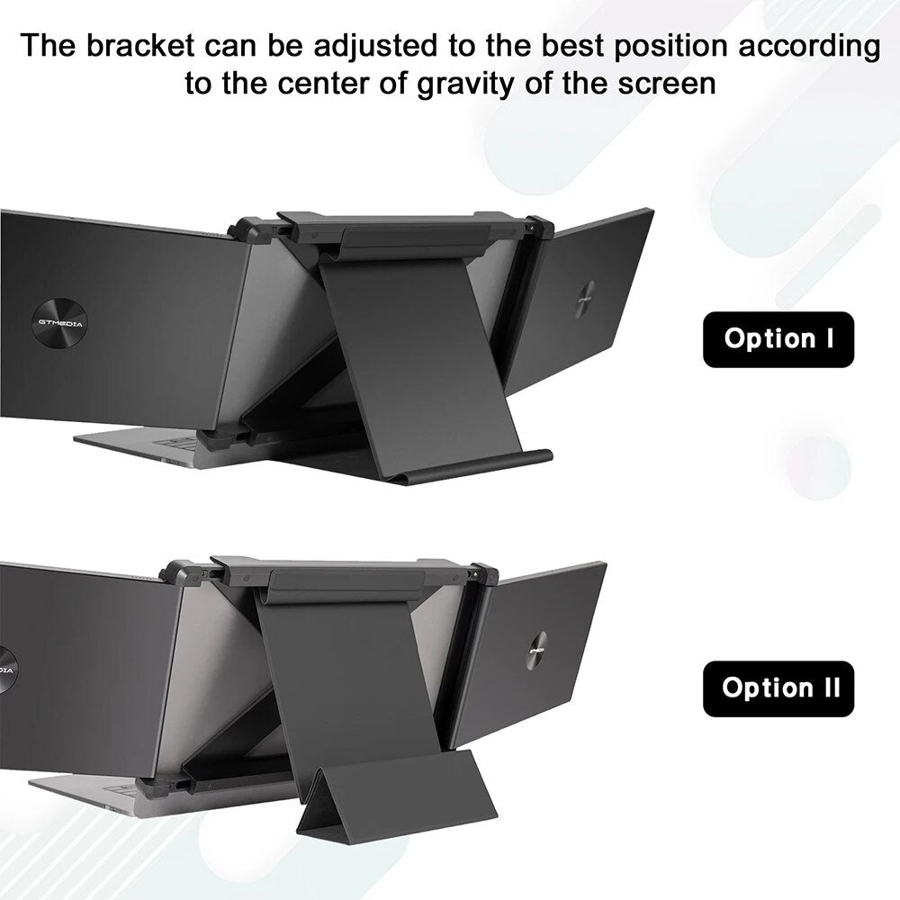 GTMedia mate X 17.3 inch FHD 1920*1080 IPS HD screen Two Type-C ports Support multiple OSD languages and smartphones/computers
