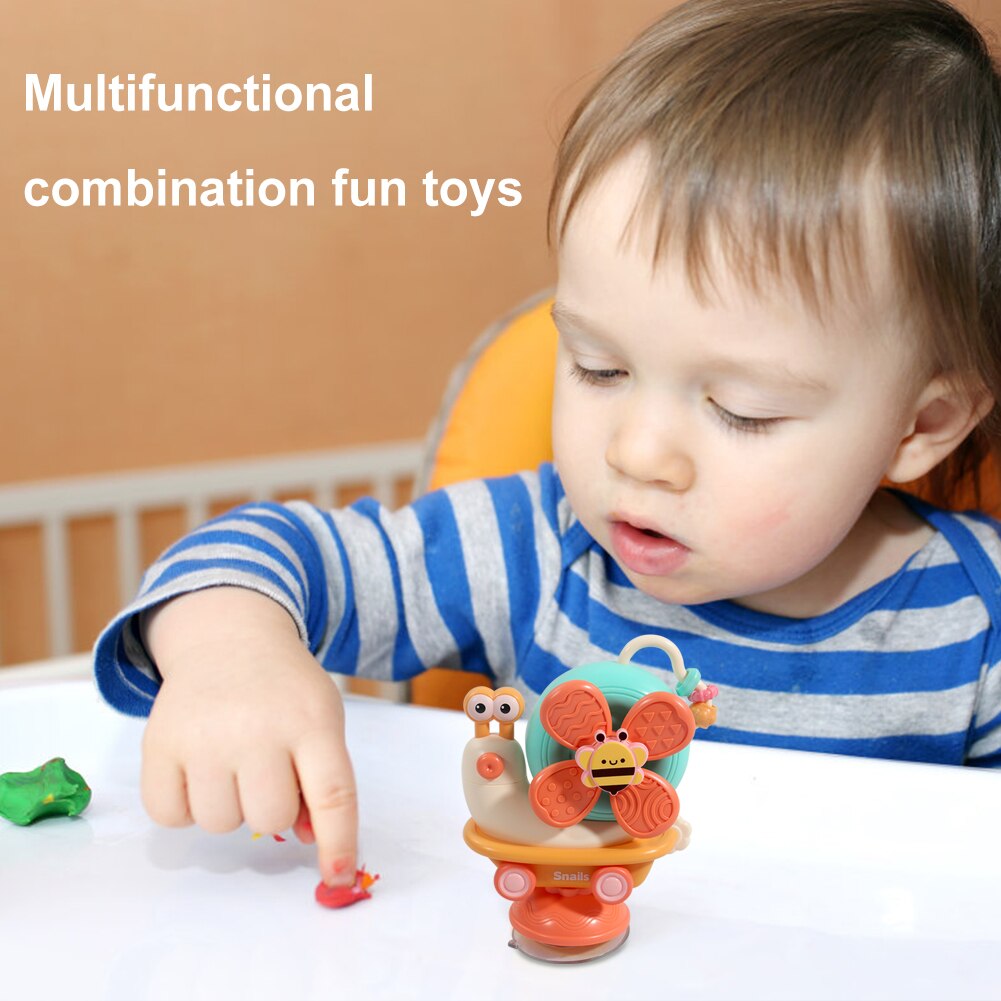 Cartoon Suction Cup Baby Bath Toys Funny Bathing Educational Toys - atozdepot23