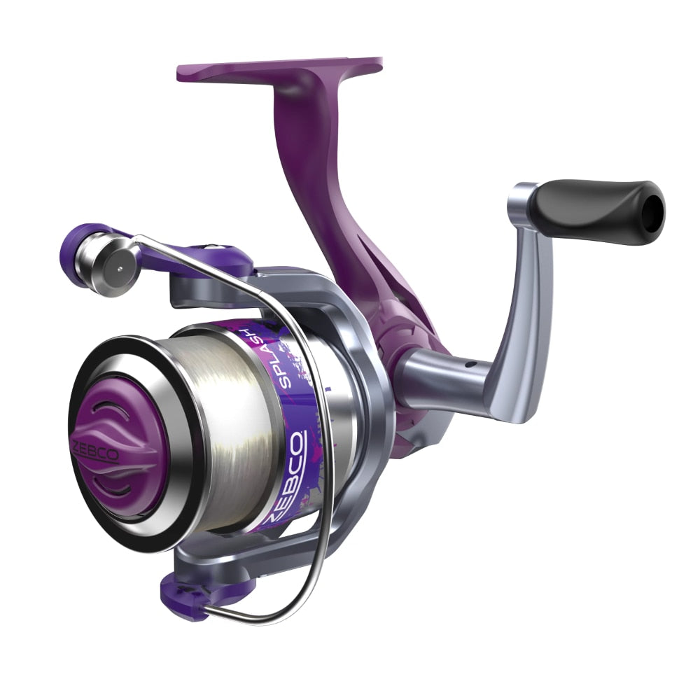 Spinning Reel and Fishing Rod Combo, 6-Foot 2-Piece Fishing Pole - atozdepot23