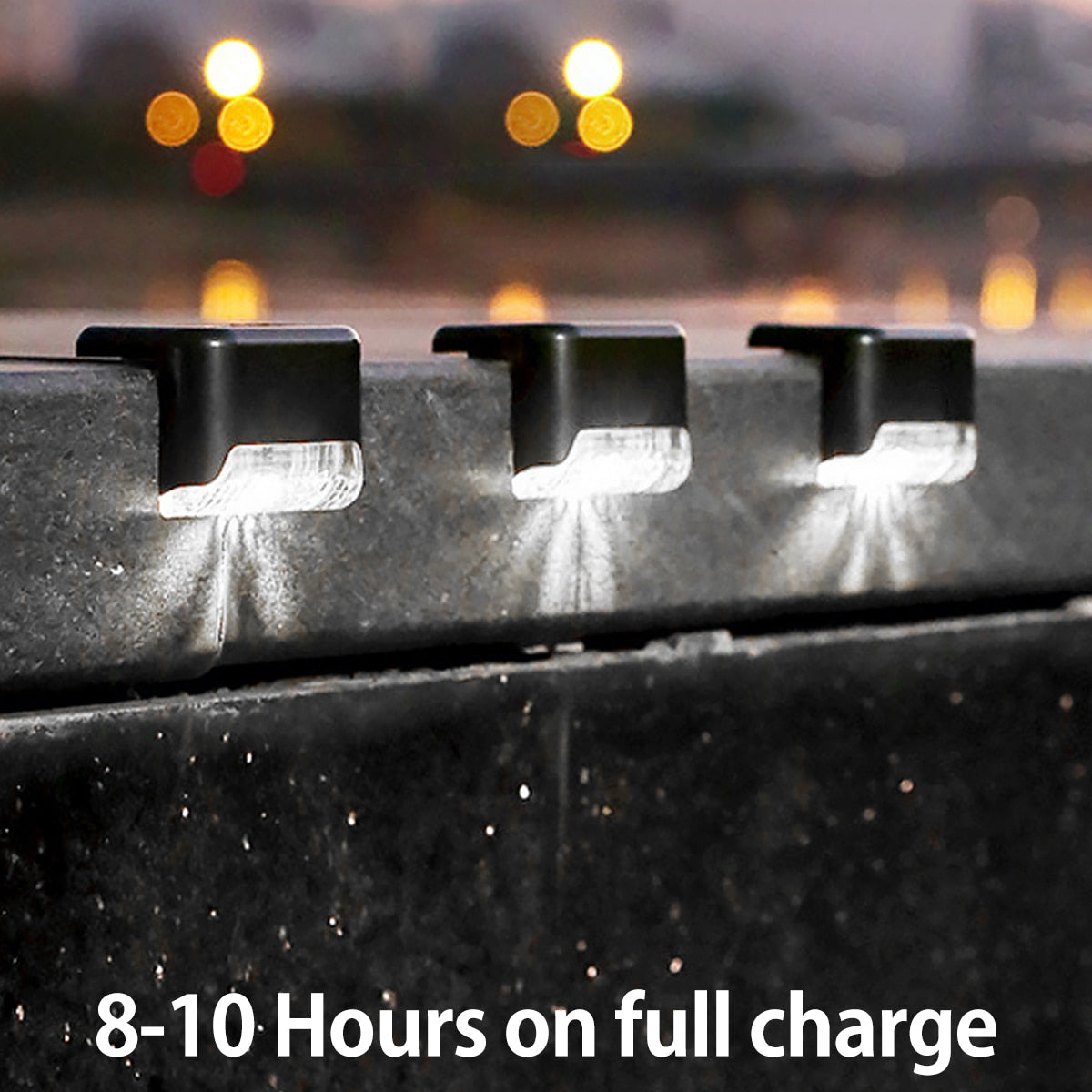 Solar LED Lights Outdoor Garden Lights IP65 Waterproof Solar Step Deck Light Lamp Sunlight Courtyard Decor solar garden lights