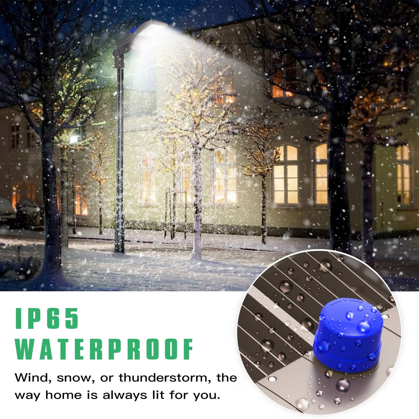 150W Street Light IP65 Waterproof AC100-277V 5 Years Warranty Outdoor Area LED Parking Lot Light