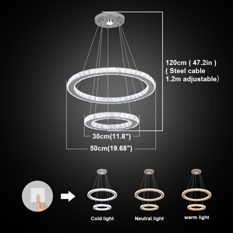 Oval Crystal Chandelier - atozdepot23