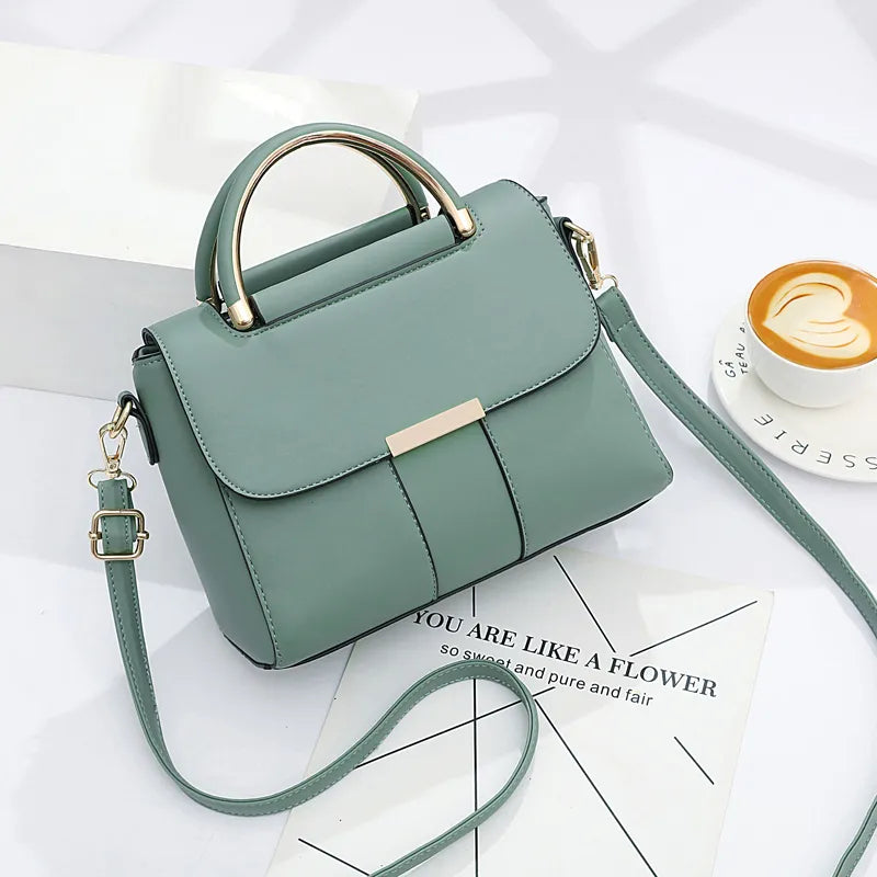 Women's High Quality Leather Handbag Brand Designer Shoulder Crossbody Sac Lady Messenger Small Tote