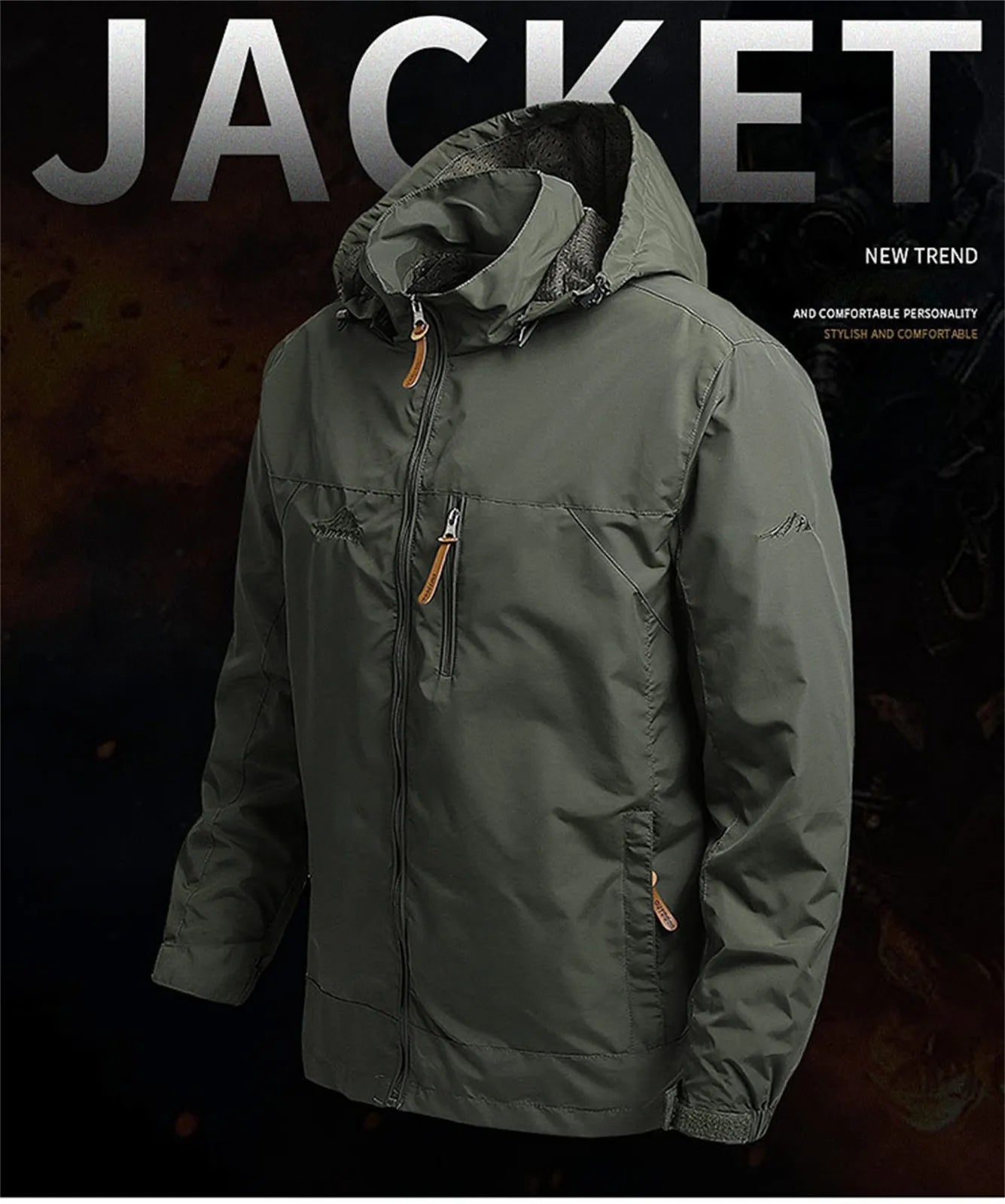 Jacket for Mens Military Outdoor Jacket Men Shark Skin Soft Shell Tactical Waterproof Windbreaker