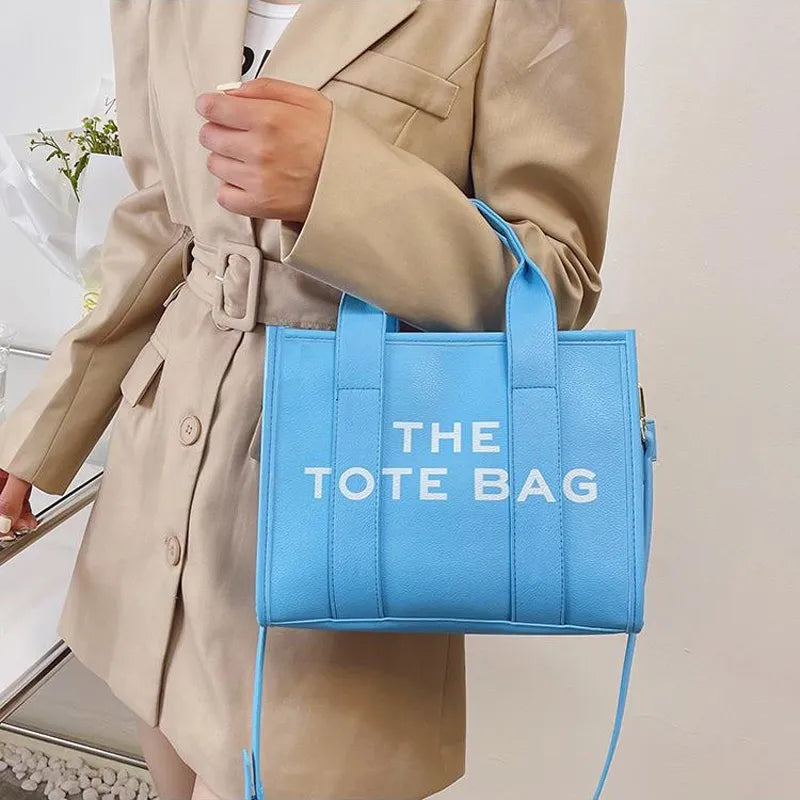 Women's Tote Bag, Trendy PU Leather Handbag, Top Handle Satchel Purse, Casual Crossbody Bag