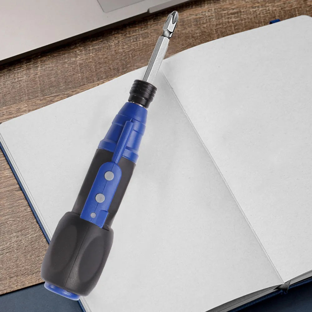 Mini Electric Screwdrivers Drill Homes DIY Strong Big Torque USB Charging Toughness Electric Portable Power Tools with LED Light