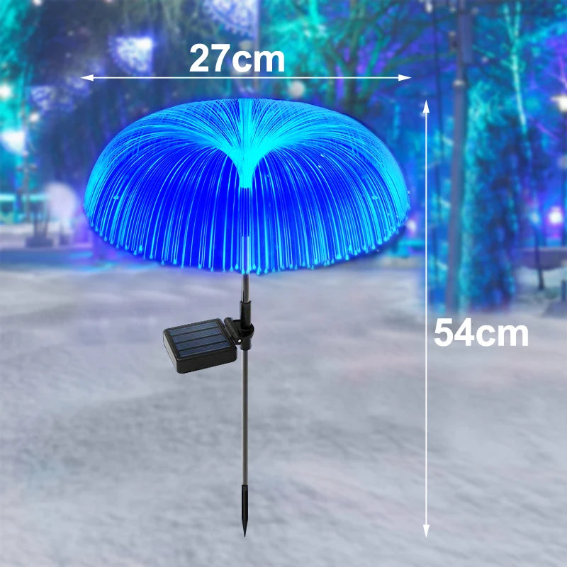 Solar LED Lights Outdoor Waterproof Solar Power Jellyfish Garden Decor Lawn Pathway Lamp 7 Color Changing