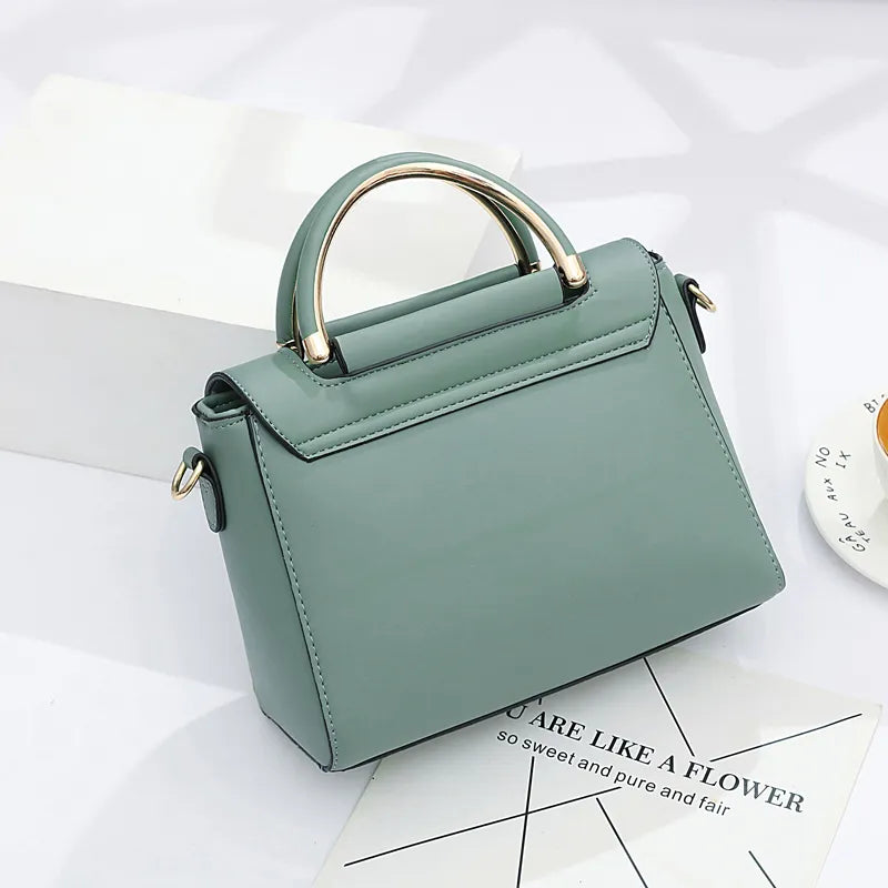 Women's High Quality Leather Handbag Brand Designer Shoulder Crossbody Sac Lady Messenger Small Tote