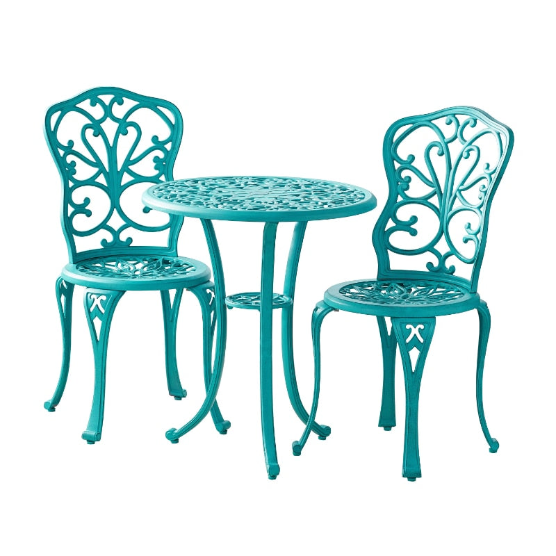 The Pioneer Woman Goldie 3-Piece Cast Aluminum Garden Bistro Set - atozdepot23