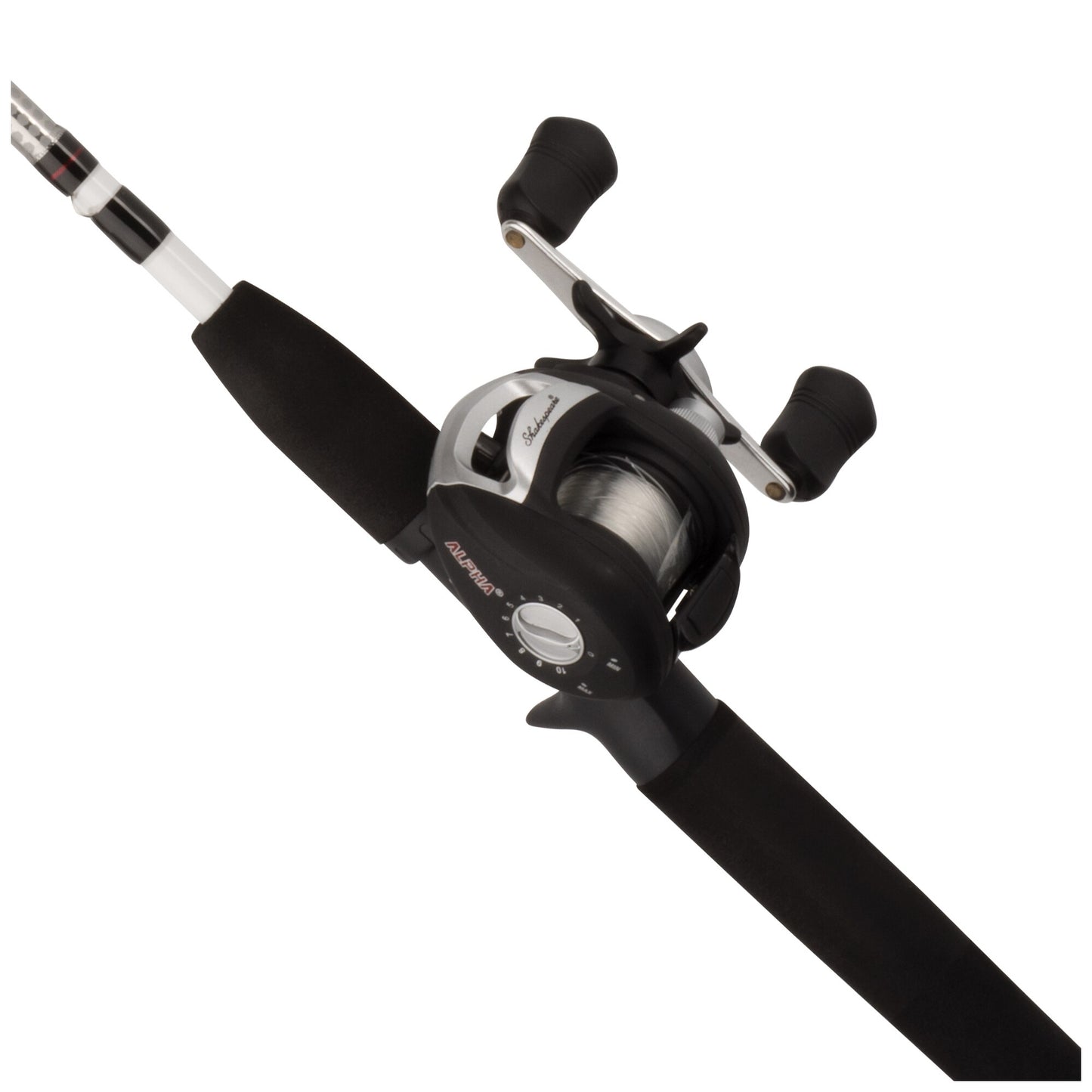 Shakespeare Alpha Low Profile Fishing Baitcast Combo - atozdepot23