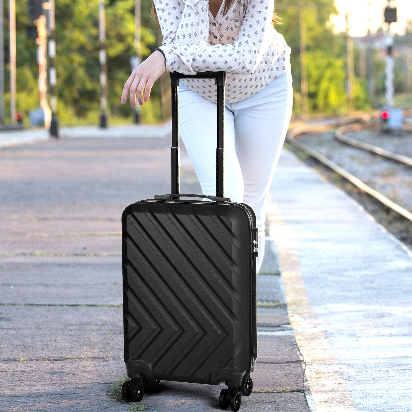 Luggage 20-Inch Luggage With Spinner Wheels - atozdepot23