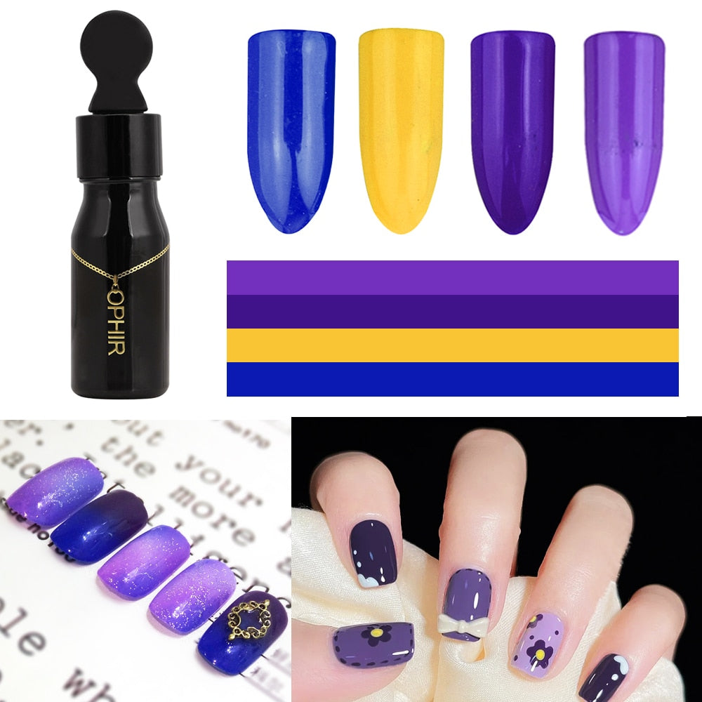 OPHIR Airbrush Nail Polish Gel 4 Colors - atozdepot23