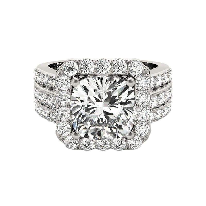 Women's 3 Carat Fashion Jewelry 925 Sterling Silver Engagement Ring - atozdepot23