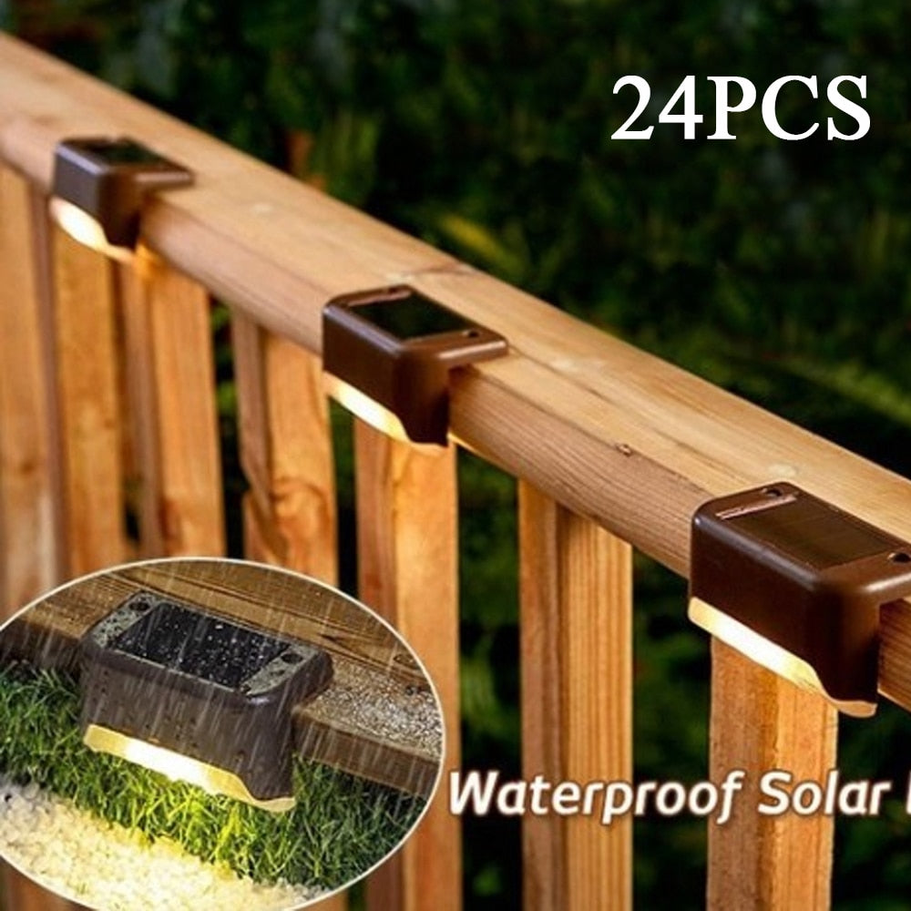 Solar Led Light Outdoor Garden Lights Waterproof Solar Light for Stair Garden Fence