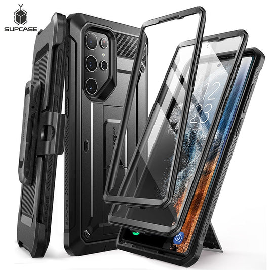 SUPCASE For Samsung Galaxy S22 Ultra Case UB Pro Full-Body Dual Layer Rugged Case with Built-in Screen Protector - atozdepot23
