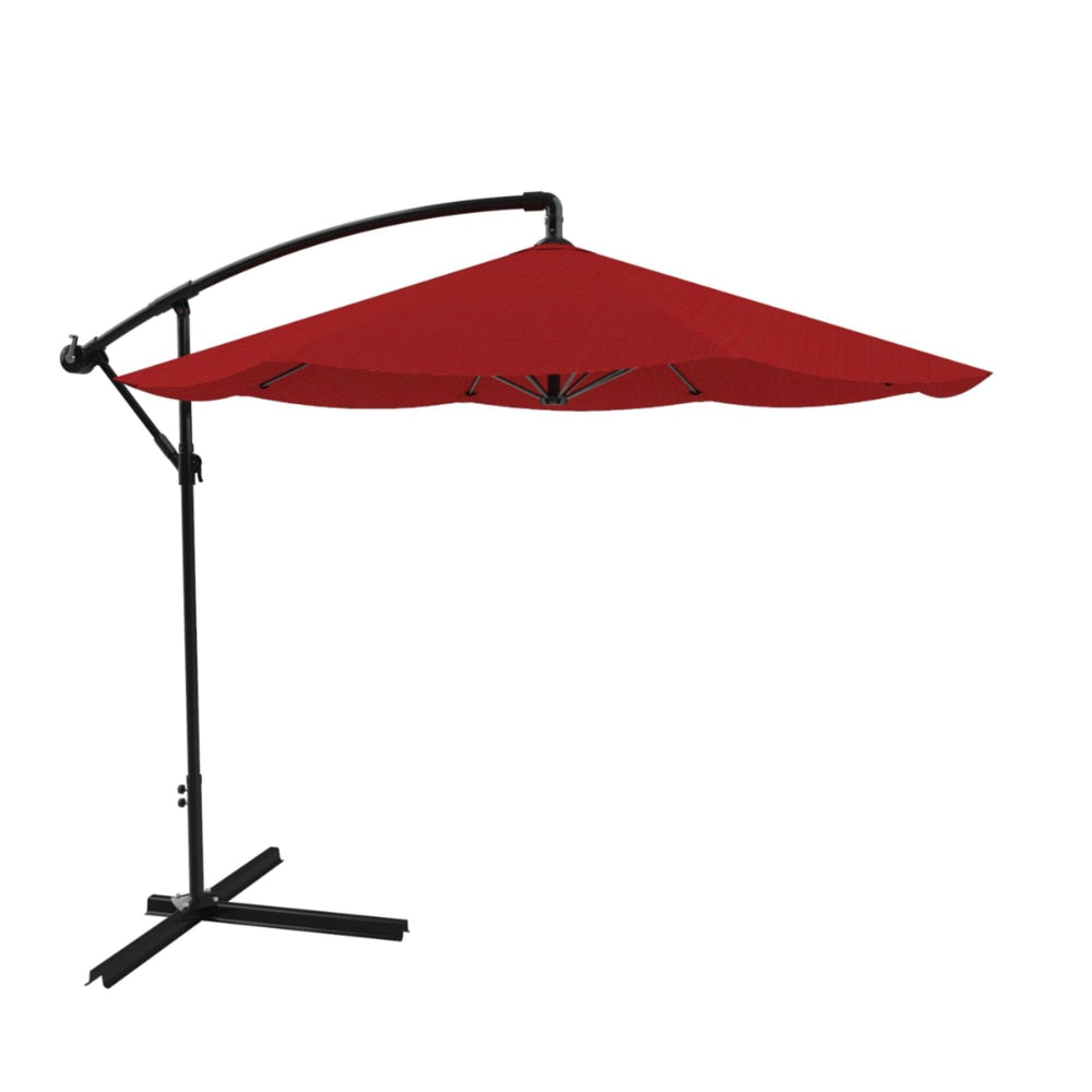 BOUSSAC 10' Cantilever Patio Umbrella with Base - atozdepot23