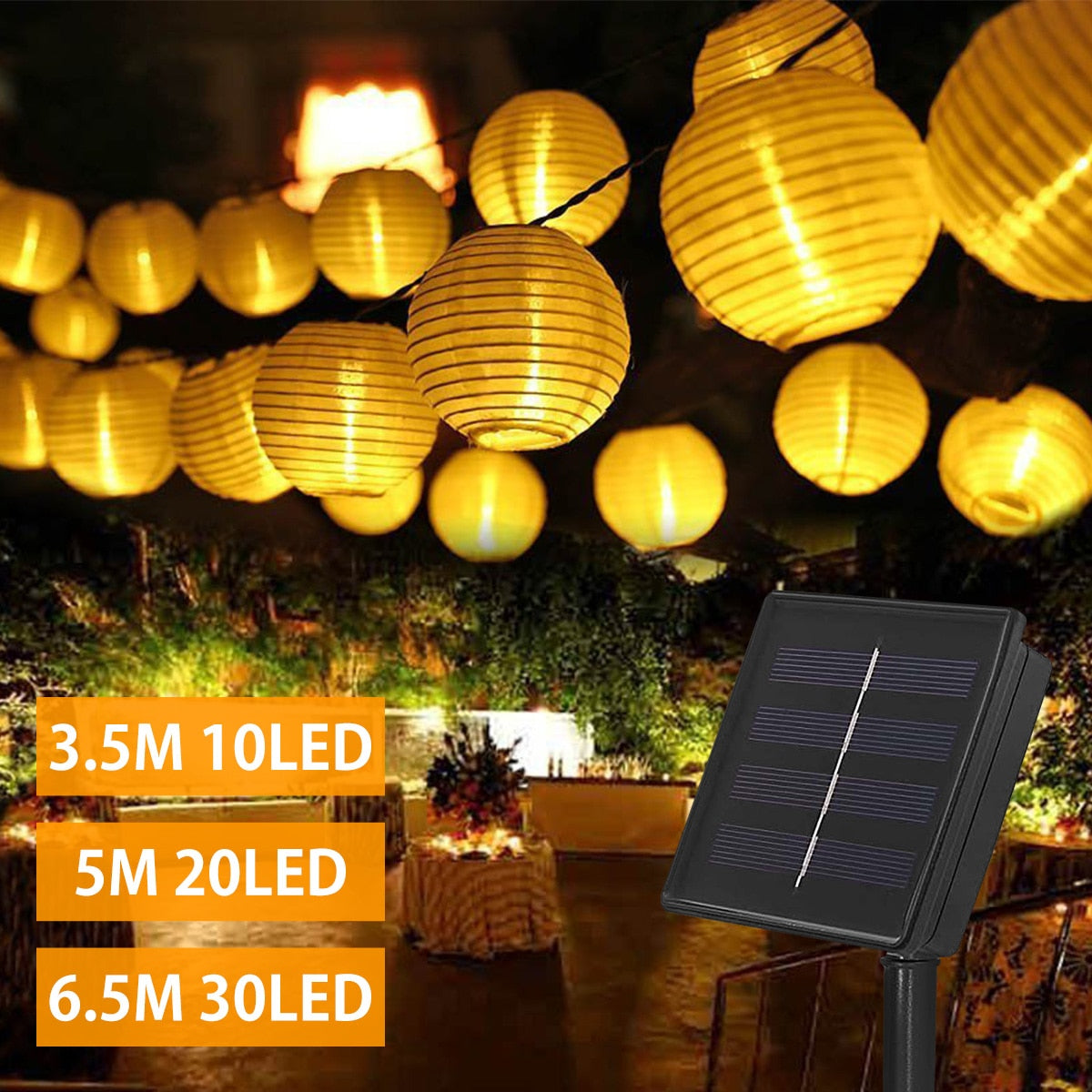 Solar Outdoor Light Garland Solar Lantern Garden Lamp String Lights Waterproof