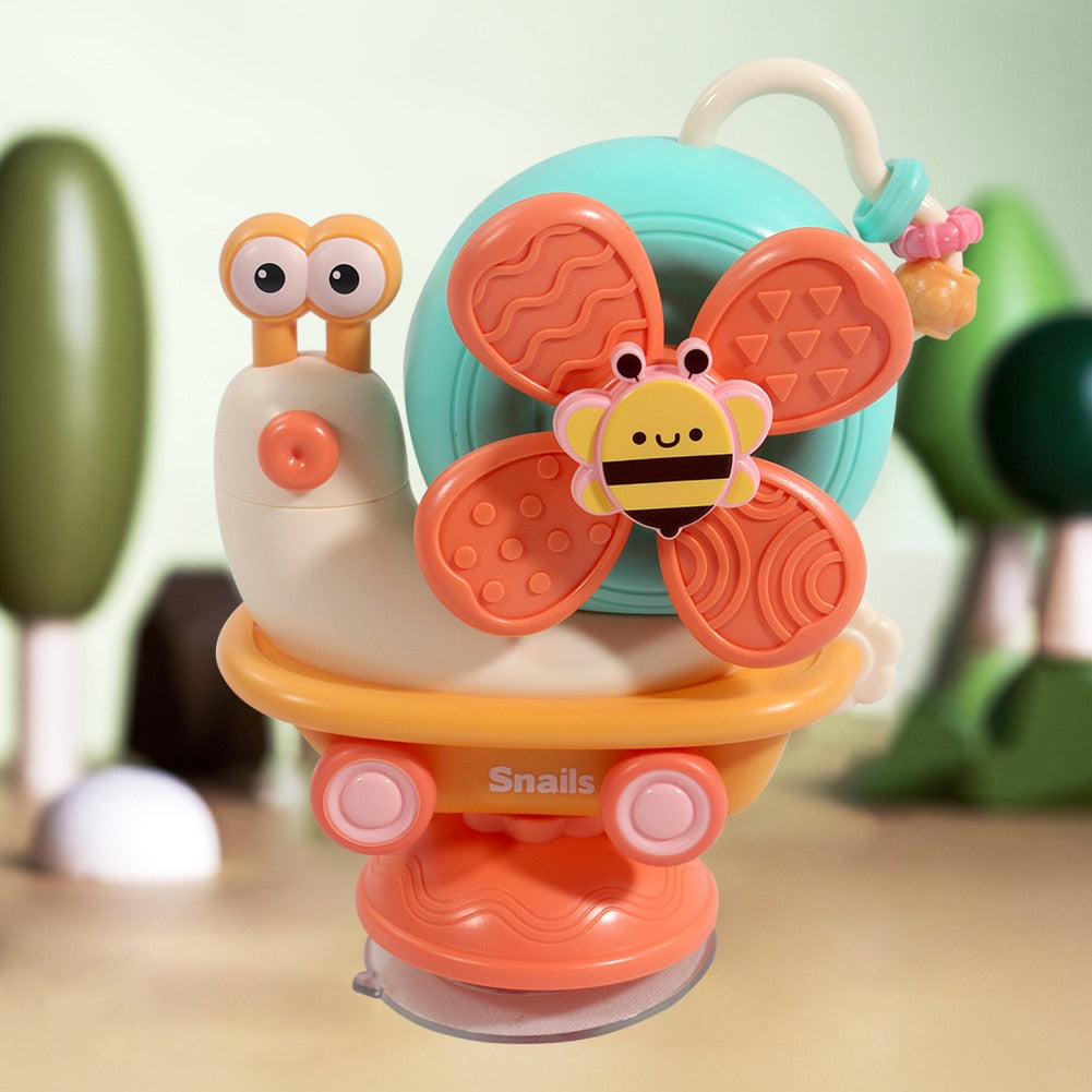 Cartoon Suction Cup Baby Bath Toys Funny Bathing Educational Toys - atozdepot23