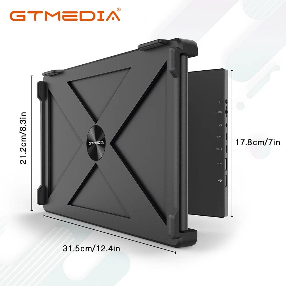 GTMedia mate X 17.3 inch FHD 1920*1080 IPS HD screen Two Type-C ports Support multiple OSD languages and smartphones/computers