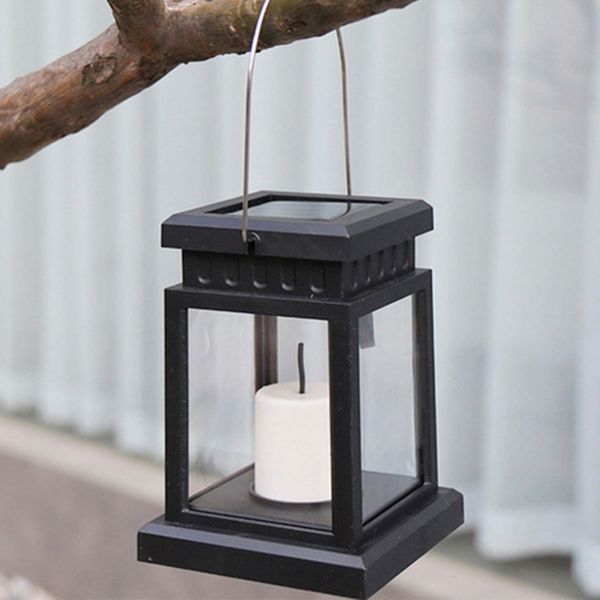 Lantern Garden Lamp Solar LED Candle Light Floor