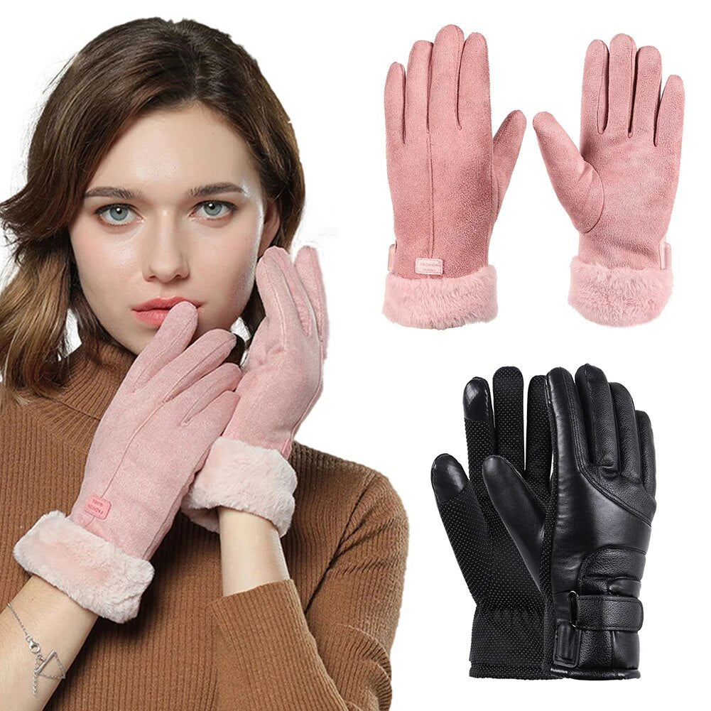 USB Warm Hand Heating Gloves Touch Screen USB Electric Heating Gloves Windproof Constant Temperature for Indoor Home Outdoor