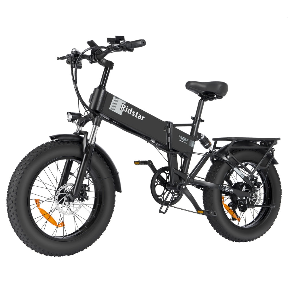 H20 Electric Bicycle 48V 1000W Fat Tire Electric Bike 20 Inch Best Mountain Bicycle - atozdepot23